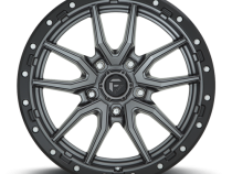 Aluminum Wheels 20X10 Rebel D680 5 On 127 Matte Gunmetal Gray Black Bead Ring 75.3 Bore -18 Offset Fuel Off Road Wheels