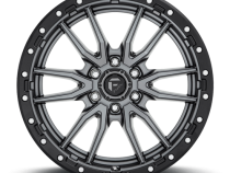 Aluminum Wheels 22X12 Rebel D680 6 On 135 Matte Gunmetal Gray Black Bead Ring 87.1 Bore -44 Offset Fuel Off Road Wheels