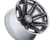 Aluminum Wheels 20X10 Brawl FC401AP 6 On 135 Platinum Silver Chrome Lip 87.1 Bore -18 Offset Fuel Off Road Wheels