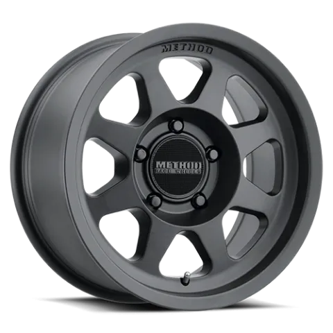 Aluminum Wheels 17x7.5 Bead Grip MR701 Bolt Pattern 5 On 114.3 Offset 30 Lip Size 0.98 Matte Black MB Method