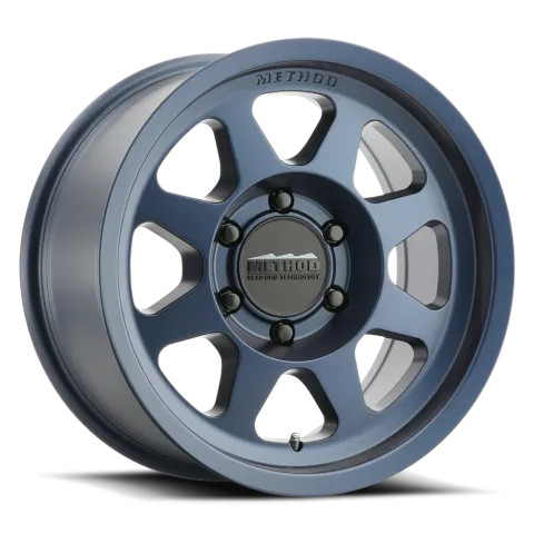 Aluminum Wheels 17x8.5 Bead Grip MR701 Bolt Pattern 6 On 135 Offset 0 Lip Size 1.81 Bahia Blue BL Method