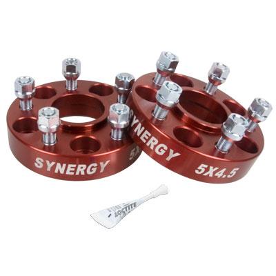 Jeep Hub Centric Wheel Spacers 5X4.5-1.25 Inch Width 1/2-20 UNF Stud Size Synergy MFG