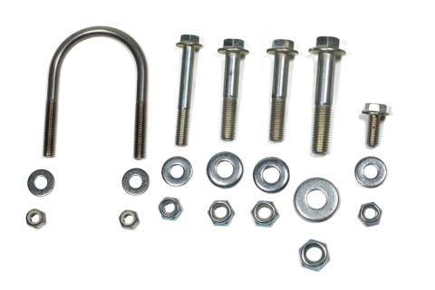 Jeep Track Bar Relocation Bracket Replacement Hardware Kit Yeti XD For 07-18 Wrangler JK Steer Smarts