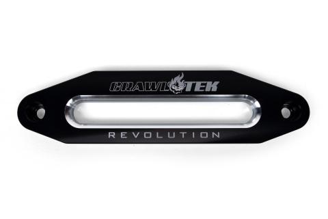 Winch Fairlead 10 Inch Bolt Pattern 7 Inch Opening Black Aluminum Hawse Fairlead Crawltek