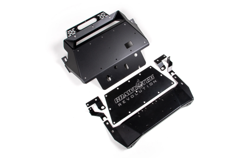 Bronco Front Skid Plate Blaze Series For 21-24 Ford Bronco With Winch Mount CrawlTel