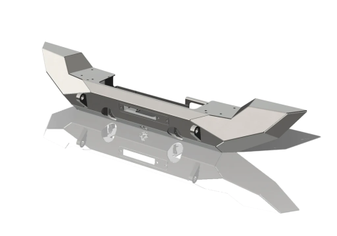 Jeep Full Width Front Bumper For 18-Up Jeep Wrangler JL and Gladiator JT Pyro Series CrawlTek