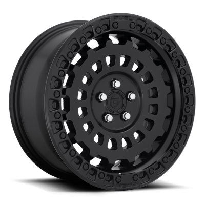 Aluminum Wheels 17X9 Zephyr Beadlock D101 5 On 127 Matte Black 71.5 Bore -15 Offset Fuel Off Road Wheels