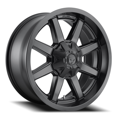 Aluminum Wheels 18X9 Maverick D436 5 On 139.7/5 On 150 Satin Black 110.1 Bore 20 Offset 8 Spoke Fuel Off Road Wheels