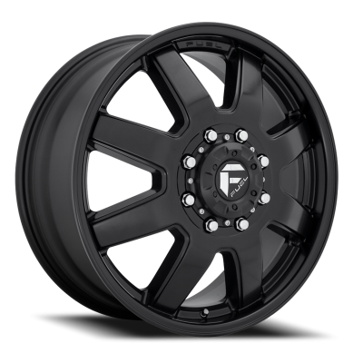 Dually Wheels 20X8.3 Maverick Dually D436 8 On 165.1 Matte Black 121.5 Bore 122 Offset 7 Spoke Front Dually Fuel Off Road Wheels