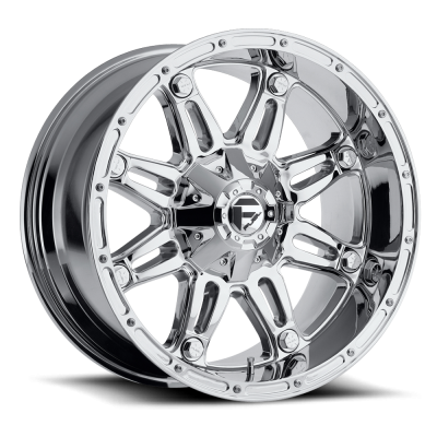 Aluminum Wheels 18X9 Hostage D530 5 On 114.3/5 On 127 Chrome 78.1 Bore -12 Offset Fuel Off Road Wheels