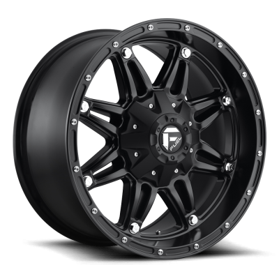 Aluminum Wheels 17X9 Hostage D531 5 On 114.3/5 On 127 Matte Black 78.1 Bore 1 Offset 33 Lbs Fuel Off Road Wheels