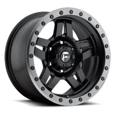Aluminum Wheels 18X9 Anza D557 5 On 127 Matte Black 78.1 Bore 1 Offset 5 Spoke Fuel Off Road Wheels