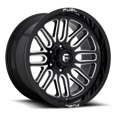 Aluminum Wheels 22X12 Ignite D662 5 On 127 Gloss Black Milled 78.1 Bore -43 Offset Fuel Off Road Wheels