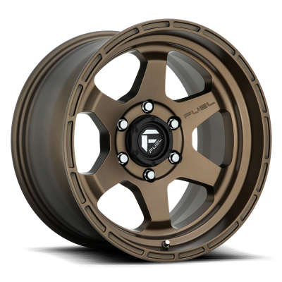 Aluminum Wheels 17X9 Shok D666 5 On 127 Matte Bronze 71.5 Bore 1 Offset Fuel Off Road Wheels