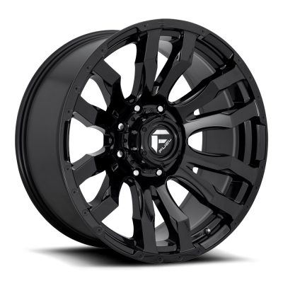 Aluminum Wheels 20X8.25 Blitz D675 8 On 165.1 Gloss Black 117 Bore -246 Offset Multi Spoke Fuel Off Road Wheels