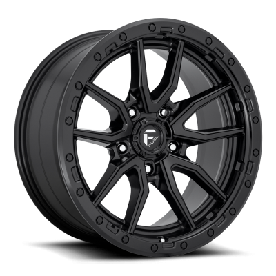 Aluminum Wheels 20X10 Rebel D679 5 On 127 Matte Black 75.3 Bore -18 Offset Fuel Off Road Wheels