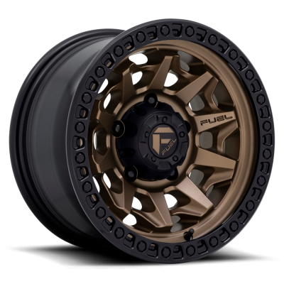 Aluminum Wheels 17X9 Covert D696 5 On 127 Matte Bronze Black Bead Ring 71.5 Bore 1 Offset Multi Spoke Fuel Off Road Wheels