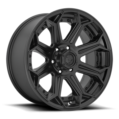 Aluminum Wheels 22X12 Siege D706 6 On 135 Matte Black 87.1 Bore -44 Offset Fuel Off Road Wheels