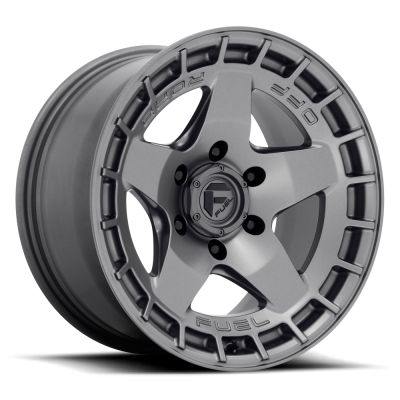 Aluminum Wheels 17X9 Warp D734 5 On 127 Matte Gunmetal Gray 71.5 Bore 1 Offset Fuel Off Road Wheels