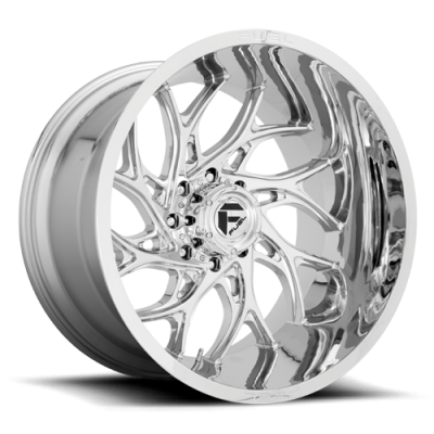 Aluminum Wheels 24X14 Runner D740 6 On 139.7 Chrome 106.1 Bore -75 Offset Fuel Off Road Wheels
