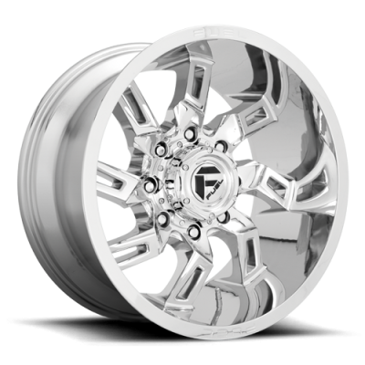 Aluminum Wheels 20X10 Lockdown D746 5 On 127 Chrome 71.5 Bore -18 Offset Fuel Off Road Wheels