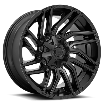 Aluminum Wheels 22X12 Typhoon D775 5 On 114.3/5 On 127 Matte Black 78 Bore -44 Offset Fuel Off Road Wheels