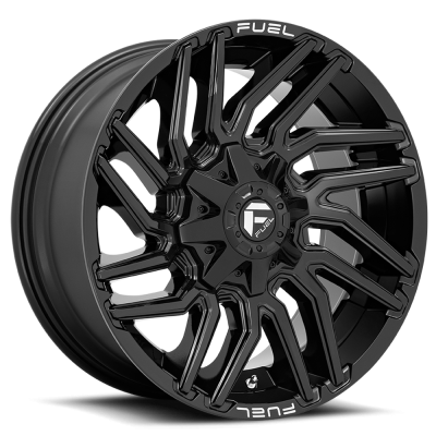 Aluminum Wheels 22X12 Typhoon D776 5 On 114.3/5 On 127 Gloss Black 78 Bore -44 Offset Fuel Off Road Wheels