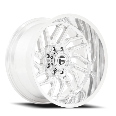 Aluminum Wheels 22X12 Hurricane D809 5 On 127 Polished Milled 71.5 Bore -44 Offset Fuel Off Road Wheels