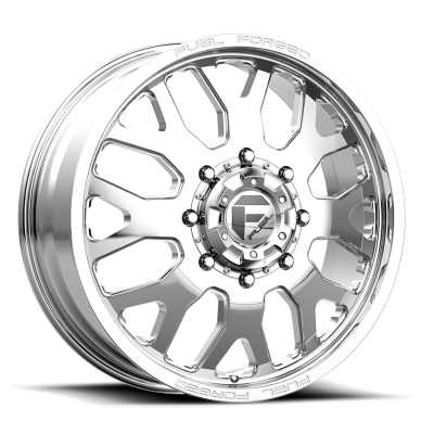 Dually Wheels 20X8.25 FF19D Dually DE19 PO 10 On 225 Polished 170.1 Bore 105 Offset Front Dually Fuel Off Road Wheels