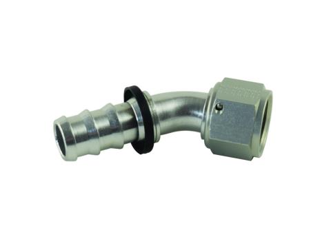 Fitting, #12 JIC 45 Degree Low Pressure Push Lock PSC Performance Steering Components