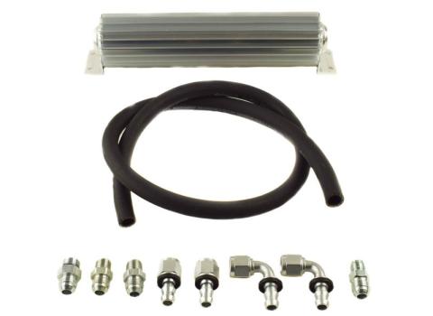 Upgraded #8 Return Line Hose Kit with Heat Sink Fluid Cooler Kit for 2012-18 Jeep JK PSC Performance Steering Components