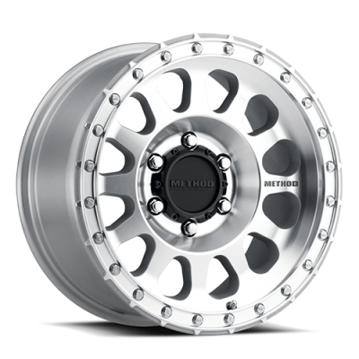 Aluminum Wheels 20x9 MR315 Bolt Pattern 6 On 139.7 Offset 18 Lip Size 2.13 Machined SL Clear Coat Method
