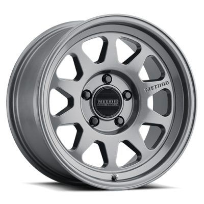 Aluminum Wheels 17x8 MR316 Bolt Pattern 5 On 150 Offset 25 Lip Size 1.5 Gloss Titanium TT Method
