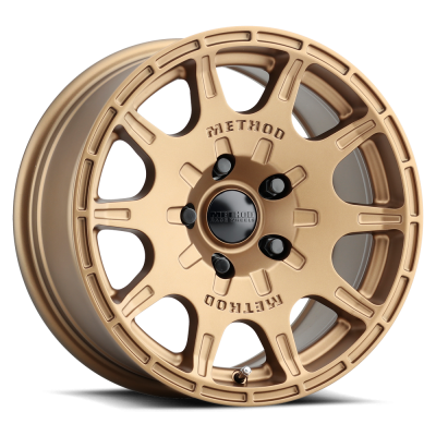 Aluminum Wheels 15x7 Rally VT-Spec MR502 Bolt Pattern 5 On 100 Offset 15 Lip Size 0 Method Bronze BRZ Method