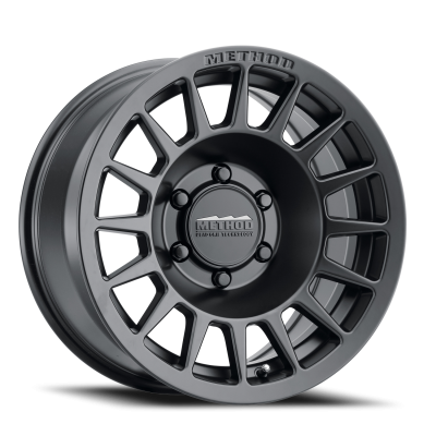 Aluminum Wheels 17x7.5 Bead Grip MR707 Bolt Pattern 6 On 130 Offset 50 Lip Size 0 Matte Black MB Method