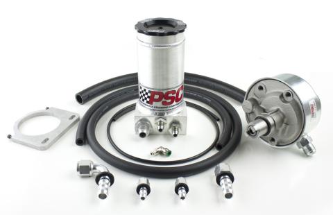 Remote-Fill Power Steering Pump and Remote Reservoir Kit, 1994-2002 Dodge Cummins PSC Performance Steering Components