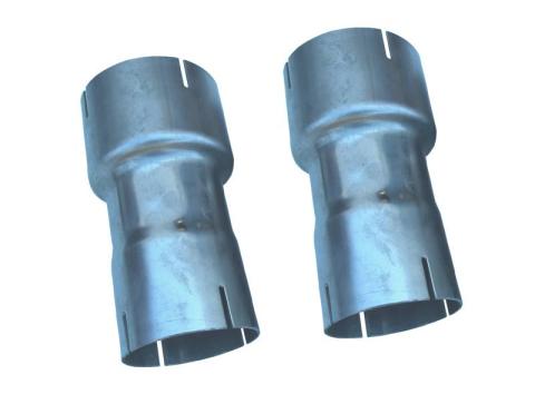 Exhaust Pipe Adapter 3 in - 2.5 in Hardware Not Incl Natural 409 Stainless Steel Pypes Exhaust