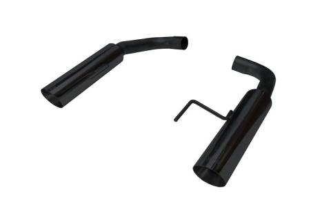 2024 Mustang GT w/o Active Exhaust S650 Platform Pype Bomb Axle Back Exhaust 304 Stainless Black Powder Coated Pypes Performance Exhaust
