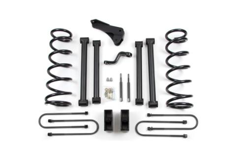 03-07 Dodge 2500/3500 With 4-1/8 Axle Coil Spring LIft Kit No Shocks Zone Offroad