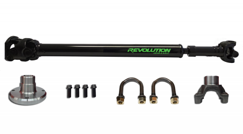 Jeep Wrangler JL Rear 1350 CV Driveshaft Sahara 4Dr M200 Diff with Pinion Yoke Revolution Gear