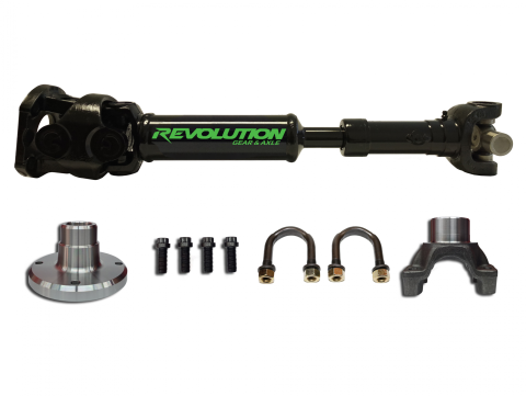 Jeep Wrangler JL Rear 1350 CV Driveshaft Sahara 2Dr M220 Diff with Pinion Yoke Revolution Gear