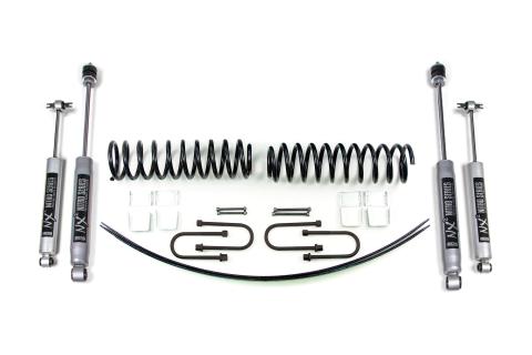 2 Inch Lift Kit Jeep Comanche MJ 86-91 Chrysler 8.25 NX2 Nitro Shocks