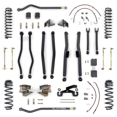 Jeep Wrangler Overland+ 3.5 Inch Long Arm Lift Kit 2018+ JL Clayton Offroad