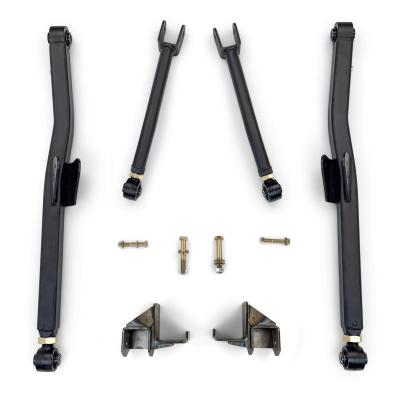 Jeep Overland+ Front Long Arm Upgrade Kit 3.6-V6/2.0-I4 2018+ JL/JT Clayton Offroad