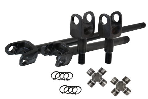 Dana 30 TJ/XJ/ZJ 30 Spline 4340 Chromoly USA Made Front Axle Kit Revolution Gear