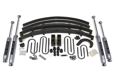 6 Inch Lift Kit Chevy/GMC 3/4 Ton Truck/Suburban 73-76 4WD Leaf Springs W/Fox 2.0 Performance Shocks