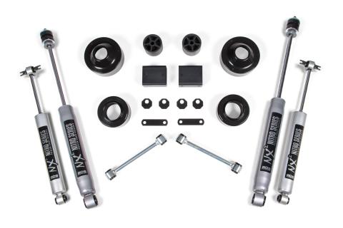 2 Inch Lift Kit Coil Spacer Jeep Wrangler JK 07-11 2-Door Fox 2.0 Performance Shocks