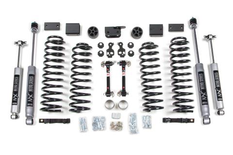 3 Inch Lift Kit Jeep Wrangler JK 12-18 4-Door Sway Bar Disconnect W/NX2 Nitro Shocks
