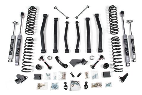 4 Inch Lift Kit Jeep Wrangler JK 12-18 2-Door Sway Bar Disconnects Fox 2.0 Performance Shocks