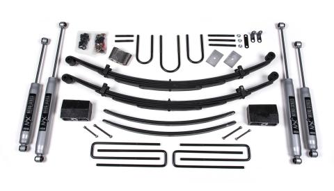 5 Inch Lift Kit Dodge W100/W200 69-73 4WD Fox 2.0 Performance Shocks